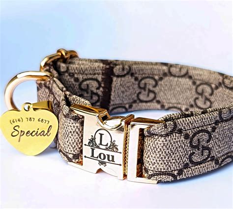 dog collars gucci|extra small designer dog collars.